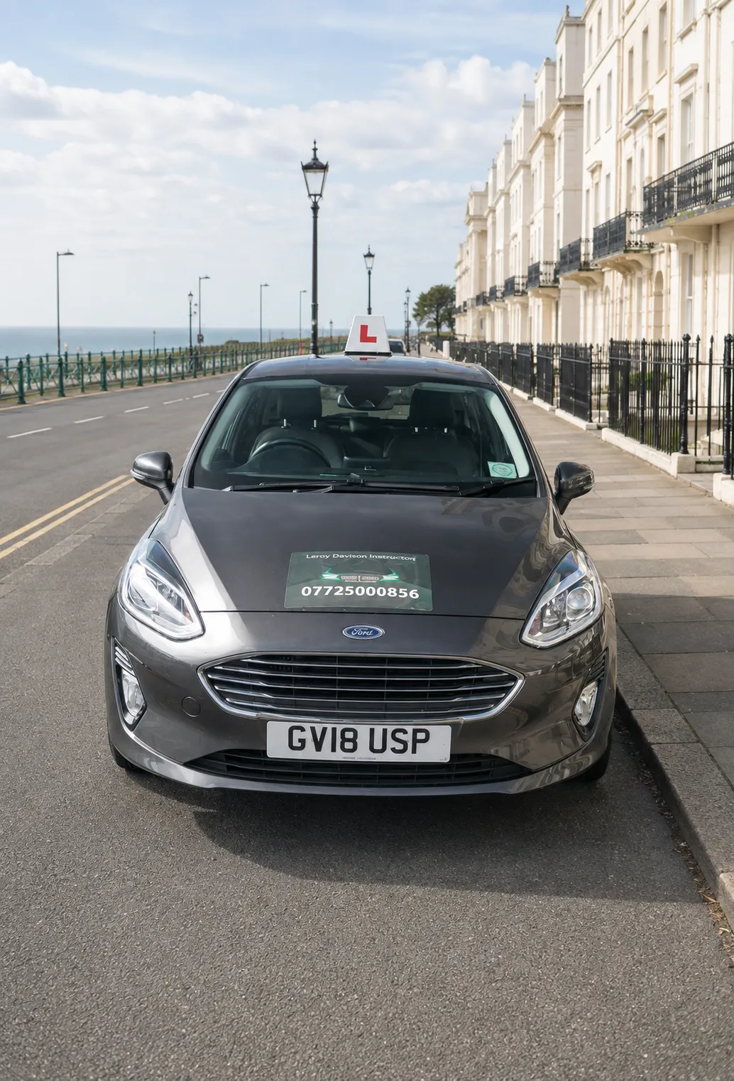 Leroy's manual driving lesson car in Brighton