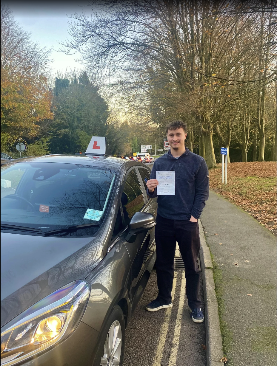 Ben, a pupil who passed with Leroy